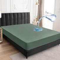 Neperšlampamas čiužinio užvalkalas, 160 x 200 cm prigludusi paklodė, orui laidus čiužinio užvalkalas, neperšlampamas čiužinio užvalkalas, apsauga nuo drėgmės, prigludusi paklodė