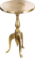 riess-ambiente.de Savojos baroko šoninis staliukas 55 cm auksinis metalinis trikojis apvalus Vintage