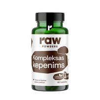 RAW POWDERS Kompleksas kepenims, 60 tablečių