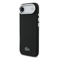 Lacoste Iconic Petit Pique Metal Logo MagSafe dėklas skirtas Apple iPhone Air Black