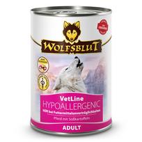 WOLFSBLUT VetLine Hypoallergenic Horse – drėgnas ėdalas šunims – 395g