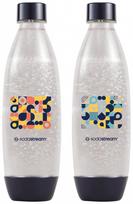 Gėrimų gazavimo aparato SodaStream vandens buteliai Fuse, 1l, 2 vnt, mozaika