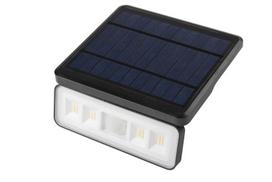 LED šviestuvas su saulės baterija DAVOS, judesio/prieblandos jutiklis, 4000 K,IP54, juodas, LD-DAVOS-1000-10, GTV