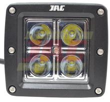 JAG96-0021 LED darbinis žibintas, 16W, 10-30V, 4 CREE LEDx4W, SPOT, kvadratinis JAG