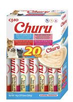 Inaba Churu Varieties skanėstai katėms su tunu ir jūros gėrybės, 20x14 g