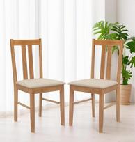 "Hallowood Furniture Aston" medžiaginės valgomojo kėdės, 2 vnt., namai, restoranai ir kavinės