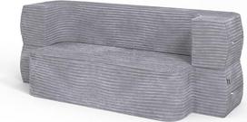 "Lille" sofa lova pilka 190 cm su miego funkcija