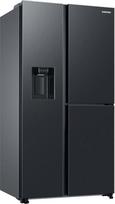 "Samsung" RH68DG853DB1EG Šaldytuvas su šaldikliu, 178 cm, 627 L, "AI Energy" režimas, maisto vitrinos durelės, "Twin Cooling+", ledo ir vandens dozatorius, 4,5 l vandens bakelis, aukščiausios kokybės juodas plienas