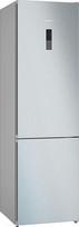 "Siemens KG39NXLDF iQ300" kombinuotas šaldytuvas-šaldiklis, 203 x 60 cm, 260 l šaldymo talpa + 103 l šaldiklis, "hyperFresh" ilgiau šviežias, be šerkšno, niekada neatšildomas, "SuperCooling" greitesnis šaldymas