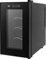 55 W 220-240 V elektrinis vyno šaldytuvas, 23 l, laisvai pastatomas gėrimų vyno šaldytuvas 8-18 °C 8 buteliams, mini gėrimų šaldytuvas, stovintis šaldytuvas