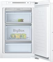 NEFF GI1216DE0, N 70, įmontuojamasis šaldiklis, 87,4 x 55,8 cm, 96 l šaldiklis, "LowFrost", rečiau atitirpinamas, "BigBox" talpiems šaldikliams