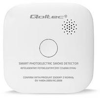 Qoltec Wireless smoke detector with battery alarm 85dB 52653