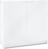 Vokietijoje pagaminta "Vladon Logan" komoda su 2 durelėmis, matinės baltos spalvos (82 x 78 x 37 cm)