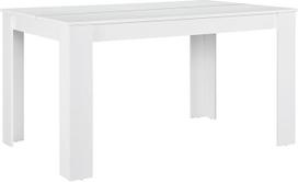 [en.casa] "Nora" valgomojo stalas 6 asmenims Virtuvės stalas 140 x 90 x 77 cm Baltas