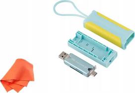 Atminties kortelės dėklas - JJC MCR STM5BY 1 SD, 2 TF, 1 Nano SIM, USB skaitytuvas