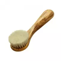 Hydrea London Veido valymo šepetėlis Olive Wood Facial Brush Super Soft