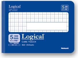 Antivirusinė užrašų knygelė „Logical Care Touch" B6, langeliais 5 mm-mėlyna HB6-H501E-B