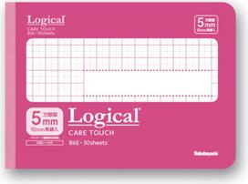 Antivirusinė užrašų knygelė „Logical Care Touch" B6, langeliais 5 mm-rožinė HB6-H501E-P