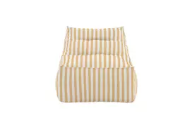 Lauko sėdmaišis Redang Relaxbag Fabric - White/ Yellow Striped / 118*94*83