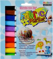 Flomasteriai šviesių audinių dekoravimui Fabric Marker 560-10V, 10vnt.