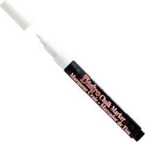 Kreidinis markeris Marvy Bistro Chalk Marker #482 plonu galiuku, White 1 vnt.