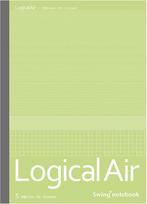 Lengvas sąsiuvinis „Logical AIR S” B5, langeliais, žalias B576S