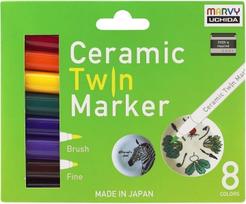 Markeriai keramikai ir porcelianui „Marvy Ceramic Twin Marker” #335-8A Primary, 8 vnt.