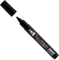 Markeris įvairių atspalvių tekstilės dekoravimui Marvy DecoFabric Marker #223 Black, 1 vnt.