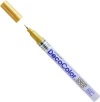 Markeris įvairių paviršių dekoravimui Marvy Decocolor Extra Fine #120 Gold, 1 vnt.