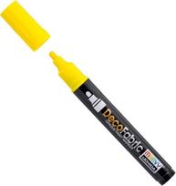 Markeris įvairių atspalvių tekstilės dekoravimui Marvy DecoFabric Marker #223 Yellow, 1vnt.