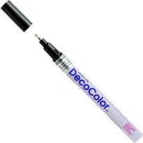 Markeris įvairių paviršių dekoravimui Marvy Decocolor Extra Fine #140 Black, 1 vnt.