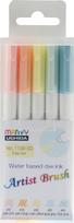 MARVY flomasteriai teptukiniu galiuku Artist Brush #1100-5D Pale, 5 vnt.