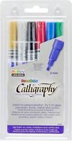 Spalvoti kaligrafiniai markeriai Decocolor Calligraphy Paint Marker #125-6A, 6vnt.