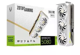 Graphics card GeForce RTX 5080 SOLID OC 16GB GDDR7 256bit 3DP/HDMI white