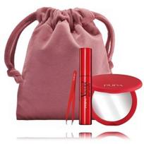PUPA Milano Sexy Lashes makiažo priemonių rinkinys (12 ml. blakstienų tušas + pincetas + veidrodis) - 1 vnt.