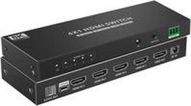EFB Elektronik Techly 4x1 HDMI 2.1 8K 3D Switch mit optischen SPDIF - RS-232 - HDMI-Ausgang