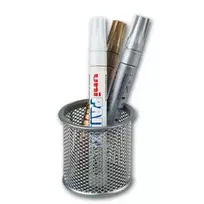 Pieštukinė Office Depot, metalinė, perforuota, maža  , sidabrinės spalvos