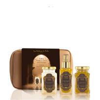 La Sultane de Saba Voyage en Orient Beauty kit kūno priežiūros rinkinys (aliejus, šveitiklis, kūno sviestas)