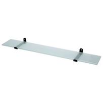 Haceka Ixi lentynėlė stiklinė, matinė juoda 60cm