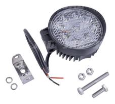 JAG96-0029 LED darbinis žibintas, 27W, 10-30V, 9 EPISTAR LEDx3W, SPOT, Apvalus JAG