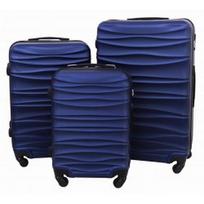 Vidutinis plastikinis lagaminas Gravitt 117 V Mėlynas (Navy)