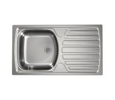 ALVEUS 1136534 - Virtuvinė kriauklė BASIC 78x43,5 cm nerūdijančio plieno/satinas