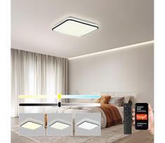 BRILAGI - reguliuojamas LED lubinis šviestuvas SMART LED/24W/230V 43x43 cm Wi-Fi Tuya + nuotolinis pultas