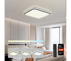 BRILAGI - Išmanusis reguliuojamas lubinis LED šviestuvas, 36W/230V, 53x53 cm, Wi‑Fi Tuya + nuotolinis pultelis
