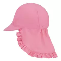 Rožinė maudymosi kepurė nuo saulės UPF 50+ (0-4 m.) - 0-1 m.