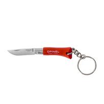 Opinel Colorama 02 Inox Sulankstomas peilis - raktų pakabukas, oranžinis