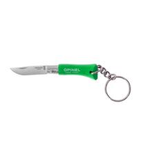 Opinel Colorama 02 Inox Sulankstomas peilis - raktų pakabukas, žalias