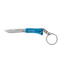 Opinel Colorama 02 Inox Sulankstomas peilis - raktų pakabukas, mėlynas