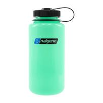 Nalgene WM Wide Mouth 1 l Glow Green Vandens buteliukas