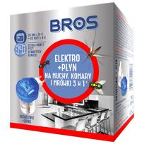 Bros Electro Elektrinis vabzdžių repelentas + priemonė nuo uodų, musių ir skruzdžių